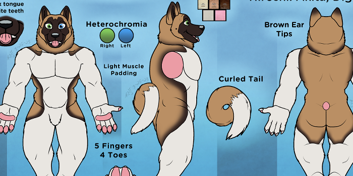 Fursuit Reference Commission Example